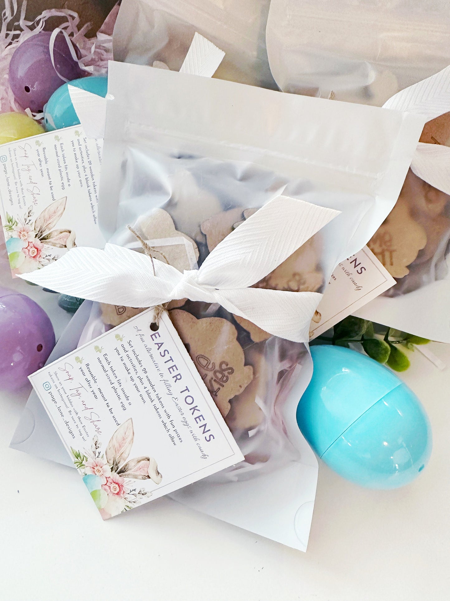 Easter Egg Tokens - Candy Alternative - Easter Egg - Easter Basket Fill - Kids